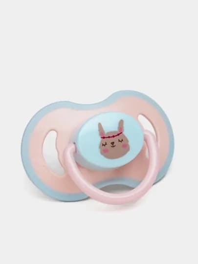 Силиконовая детская соска-пустышка, ортодонтическая, 0-6-18 месяцев, Babyland, 2 вида пустышек — 1236854-silikonbolalar73971566-КОНФЕТН