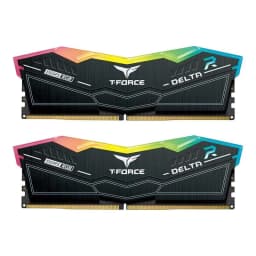T-Force Delta Black RGB 64GB DDR5 (2*32GB 6000MHz CL38 Intel XMP/AMD EXPO)