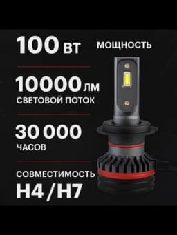 LED лампы для авто DIAMOND V 96 PRO! {zimmer} 100w! — BLSHOP-LED-LEDH7