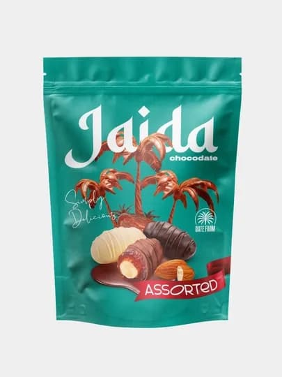 Миндальные финики в шоколаде Jaida Chocodate