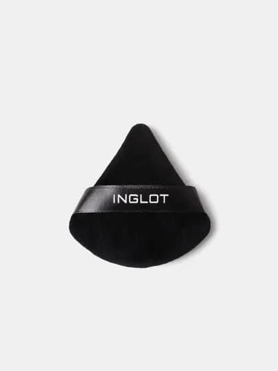 Аппликатор INGLOT пуховка для рассыпчатой пудры и бейкинга Triangular Makeup Applicator — INGLOT-INGLOTBLACKCHORNAYAPUXOVKA-ЧЕРН