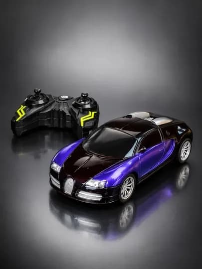 Машинка Bugatti с Bluetooth, машинка на пульте управления, дрифт машинка, rc car — TOY1-BUGATI-ГОЛУБ