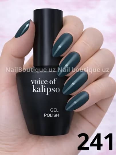 Voice of Calipso Gel Polish профессиональный гель-лак с глубоким цветом и стойким блеском — UZNAIL-КАЛИПСО4-ЗЕЛЕН