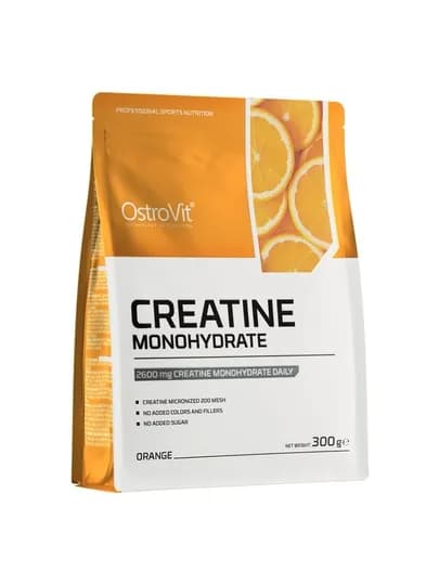Креатин OstroVit Creatine Monohydrate 300г, 500г, 100 порций, 166 порций