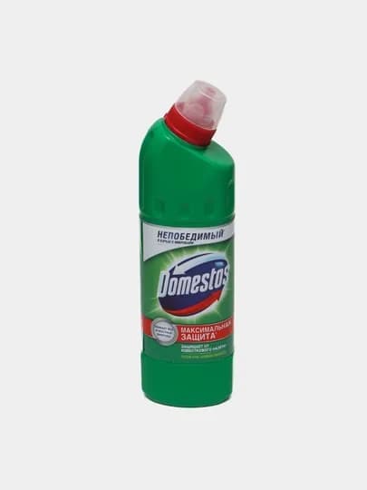 Универсальное чистящее средство Domestos, для туалетов и ванн, 500/750/1250 мл — AROMAS-ДОМЕСТС-ЗЕЛЕН-ДОМ750