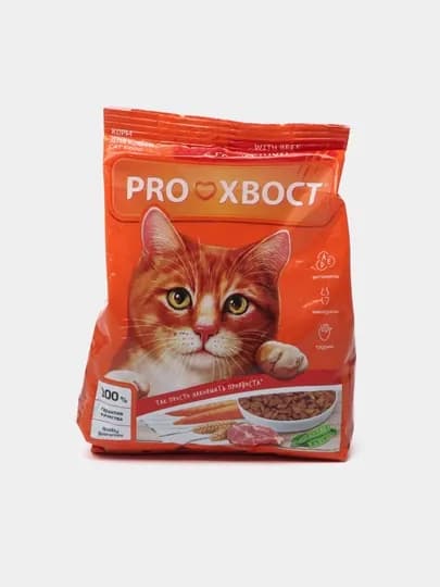 Корм сухой для кошек Proхвост 35 PH 154, говядина, 350 г — КОРМА-P01BE0E