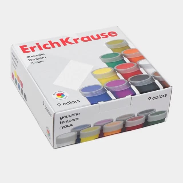 ErichKrause 9 rangli guash bo‘yoqlari