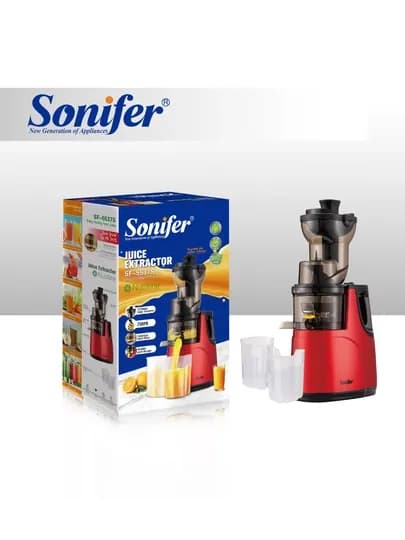 Шнековая соковыжималка Sonifer SF-5537 — EUROTEC-СОКSNF5537-КРАСН