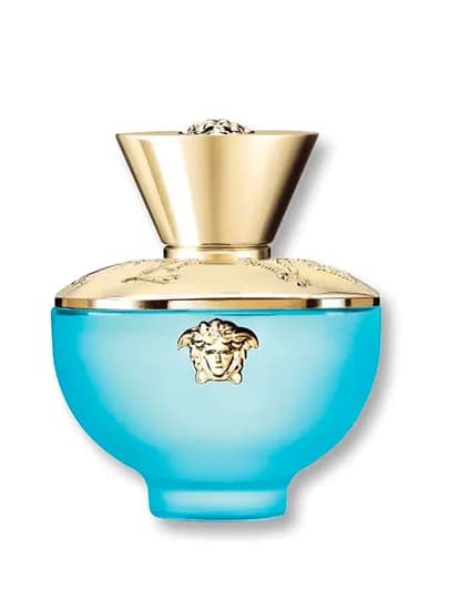 Versace Dylan Turquoise EDT 100ml для женщин, цитрусово-фруктово-цветочно-древесный аромат — ARABAR-VERSACEDYLANTURQUOISE