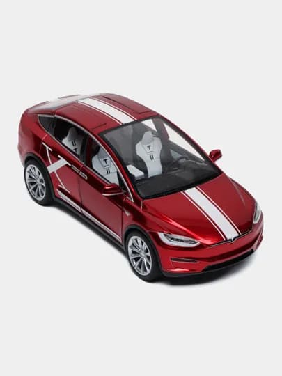 Металлическая машинка Tesla Model X 1:24