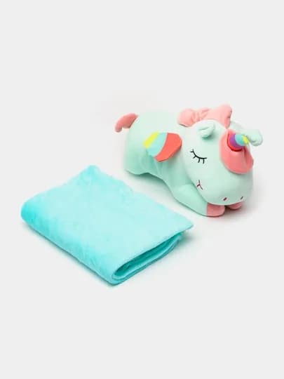Игрушка-подушка Единорог с крыльями — 4HOME-56768-БИРЮЗ