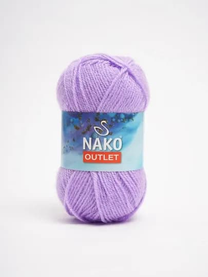 Пряжя Nako Outlet - плотная вязка,100% акрил, 250 м, 50 г (+- 5 г, 10%+-),в упаковке 1 шт — PRYAJA1-NAKOQALIN-АМЕТИС