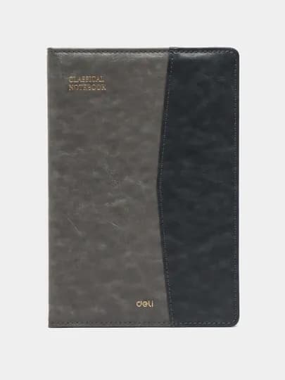 Ежедневник A5 96листов 80гр. Deli N134G серый