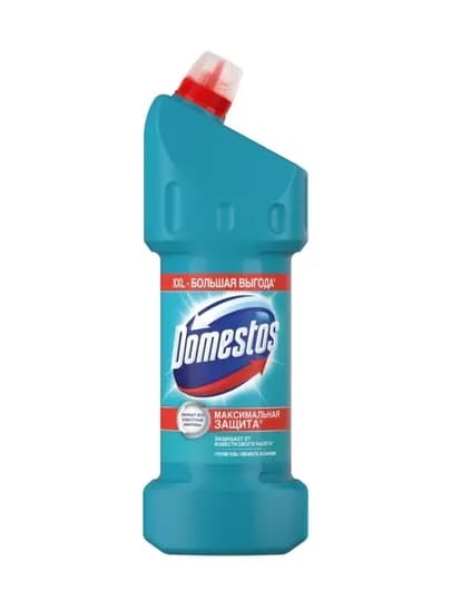 Domestos Свежесть Атлантики чистящий гель для унитаза защита от бактерий и вирусов 1500 мл