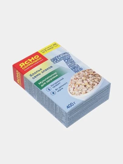Хлопья Ясно Солнышко, семь злаков, 400 г