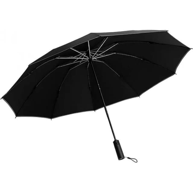 Зонт Xiaomi KongGu Reverse Ten Bone Automatic Lighting Umbrella с фонариком (чёрный)