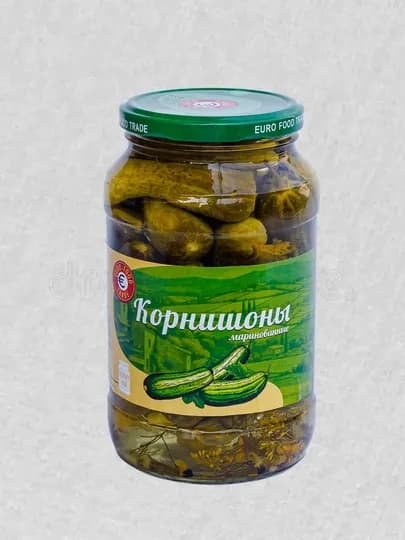 Карнишоны маринованные Eurofood-Trade, 1000 мл