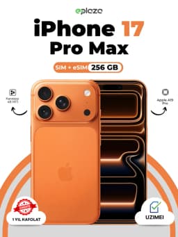 Смартфон Apple iPhone 17 Pro Max 256 ГБ (nanoSim+eSim), Cosmic Orange
