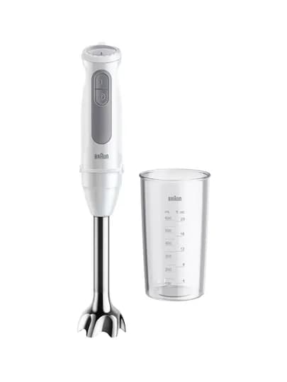 Погружной блендер BRAUN MQ50001MWH MultiQuick 5, 1000 Вт, 21 скорость