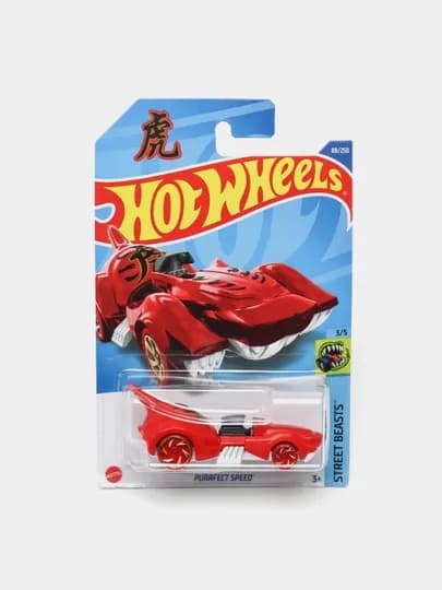 Игрушечная машинка базовой коллекции Hot Wheels — ДЕТИМАГ-HWT002-КРАСН