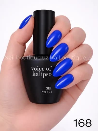 Voice of Calipso Gel Polish —профессиональный гель-лак с глубоким цветом и стойким блеском — UZNAIL-КАЛИПСО2-СИНИЙ