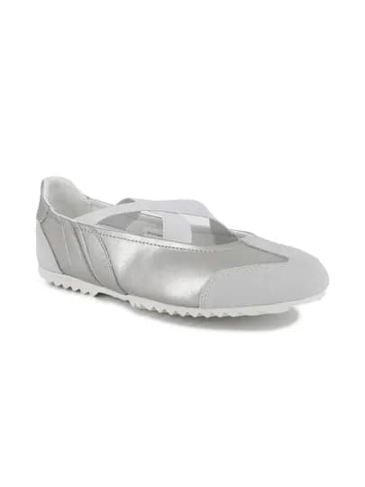 Женские балетки «RACER BALLERINA LTH» — PLD-PW94645-СЕРЕБРН-40