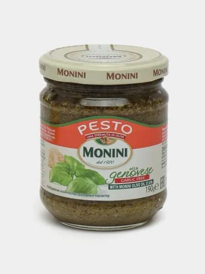 Соус песто Monini, 190 г, Rosso, Genovese, без чеснока