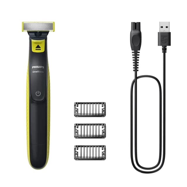 Триммер Philips QP2724/10, черный/зеленый