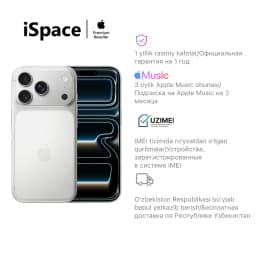 Смартфон Apple iPhone 17 Pro Max 256 ГБ (nanoSim/eSim), Silver