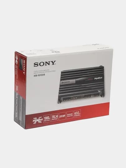 Автомобильный усилитель Sony Xplod XM-N1004/XM-N502, 4/2 канала, 1000 Вт,басовый усилитель