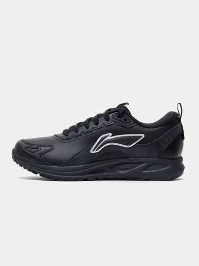 Мужские, повседневные кроссовки Li-Ning в ретро стиле, износостойкие, нескользящие — LINING1-AGLU313-ЧЕРН-85