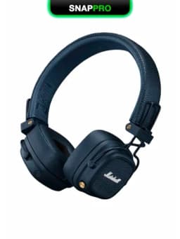 Беспроводные наушники Marshall Major V с микрофоном, Bluetooth 5.3, 100+ Ч — SNAPPRO-MAJ5-ТЕМНСИН