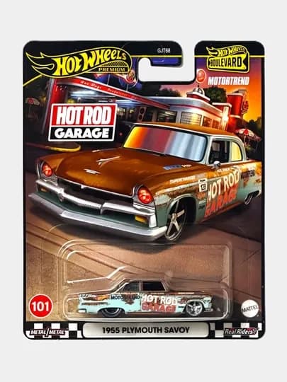 Коллекционная игрушечная машинка Hot Wheels Premium Bulvared 1/64 — MATTEL-HWBULVR-МОЛОЧ