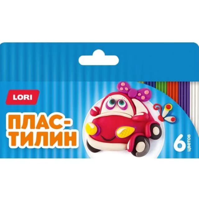 Plastilin Lori 6 rangli