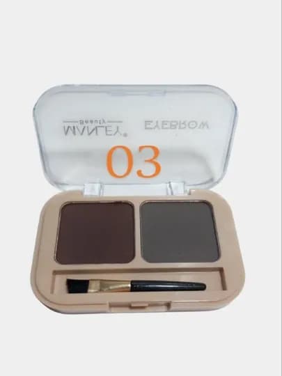 Тени для бровей, два оттенка, водостойкие — BBEAUTY-ANN123-ИНДИГО