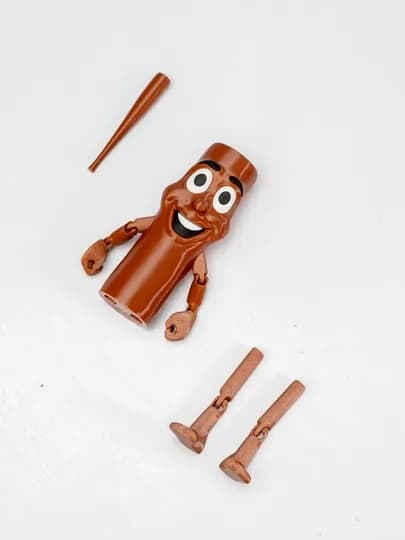 Подвижные игрушки из итальянских мемов — Brainrot — PECHAKA-BRAINROT-КОРИЧН