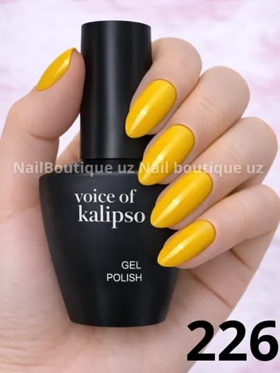 Voice of Calipso Gel Polish —профессиональный гель-лак с глубоким цветом и стойким блеском — UZNAIL-КАЛИПСО3-ПЕСОЧ