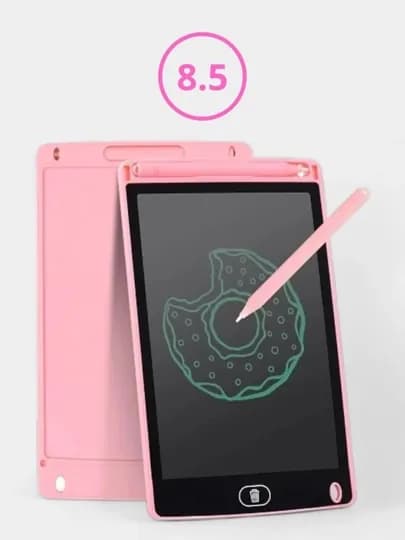 Детский графический LCD планшет для рисования, электронная доска, 8.5", 10 — ULUGWOP-PLANSHET-РОЗОВ-planshe