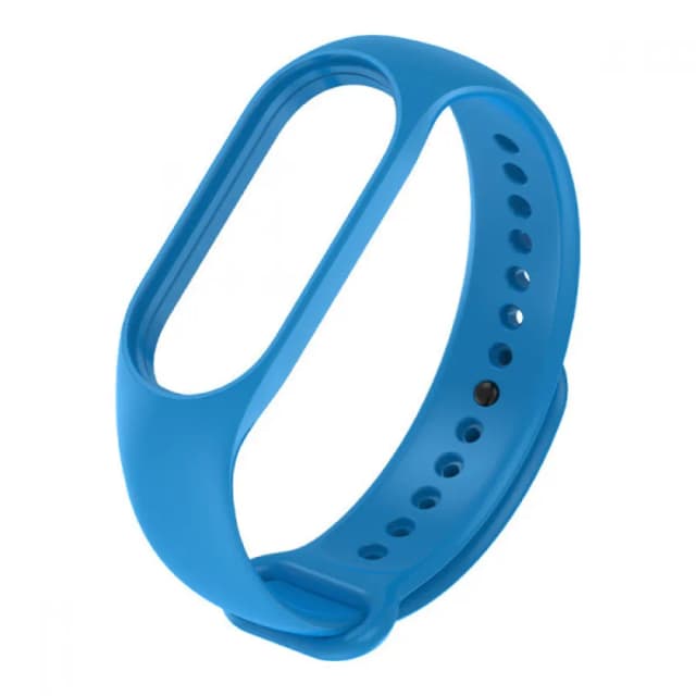 Ремешок силиконовый для Mi band 6 (ярко синий)