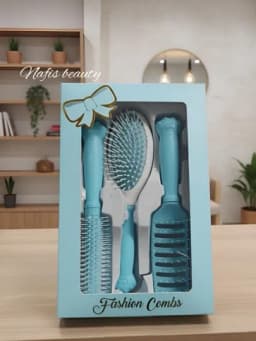 Роскошный Набор Расчесок Fashion Combs – Бережный Уход за Волосами! — MUXRIDD-3TAROG-БИРЮЗ