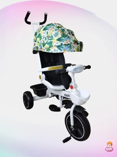 Велосипедная коляска, с 3 - колесным, поворотным сиденьем на 360 — BABYMOM-VELOKAL-ПРОЗР