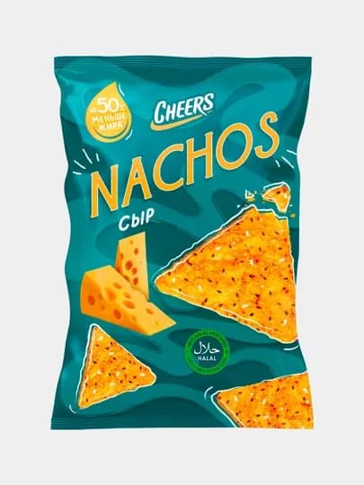 Nachos 210 г Сыр — CHEERS-SVDBETRNY