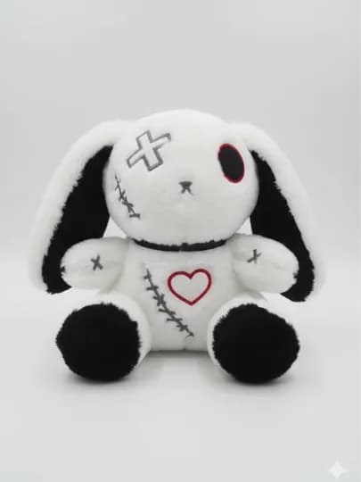 Мягкая игрушка Зайка Кролик Gothic Bunny Dark