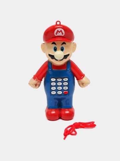 Игрушечный телефон Марио, музыкалный телефон — VEC-TELFON