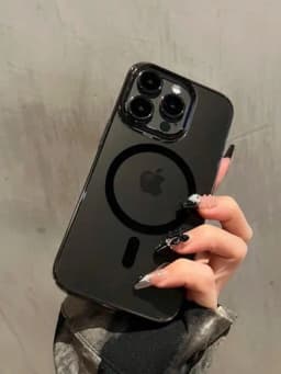Чехол для iPhone XR, X, XS, XS Max, 11, 12, 13, 14, 15, 16, Pro, Pro Max — ARMORIX-GLASSMAGSAFE2-ЧЕРНСТЕ-17 PRO