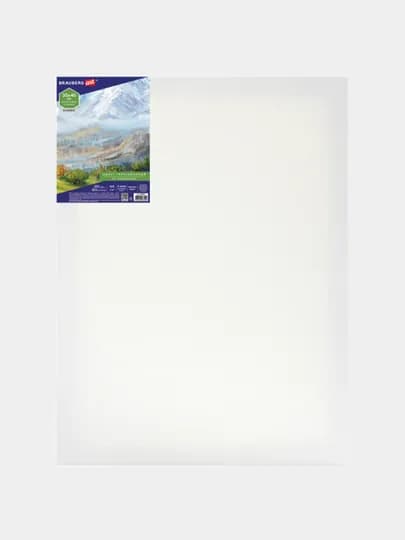 Холст на подрамнике BRAUBERG ART CLASSIC 30×40 см 45% хлопок 55% лён среднее зерно. 191656 — B112025-BR143