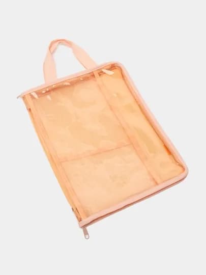 Папка на молнии PP107 Deli — DELISTO-P1121A2-КОРАЛЛМЕЛ