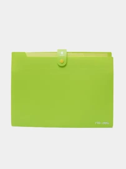 Папка-портфель Deli B40102, A4-8P