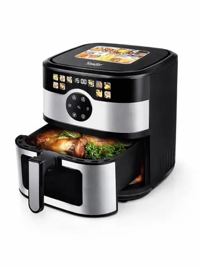 Аэрогриль Sonifer SF-1047, 8 л, 1700 Вт, сенсорная фритюрница Sonifer SF-1047