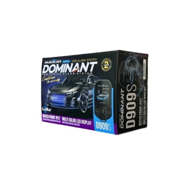 Dominant signalizatsiya Magicar avtomobillar uchun masofadan boshqarish pulti bilan D909S